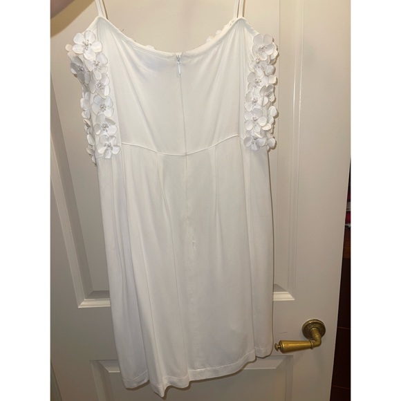 🌸 Ritmo di Perla Gorgeous Flower Embellished Mini Dress - Picture 5 of 11